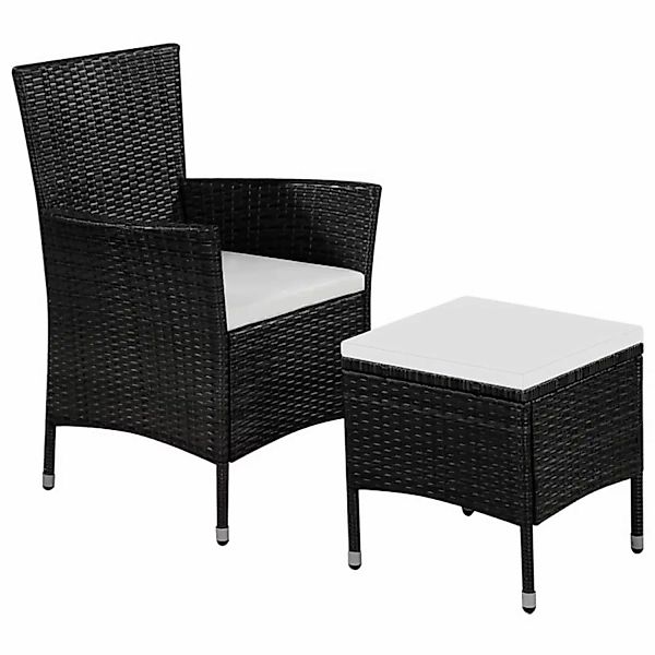 vidaXL Gartenstuhl Gartenstuhl und Hocker mit günstig online kaufen