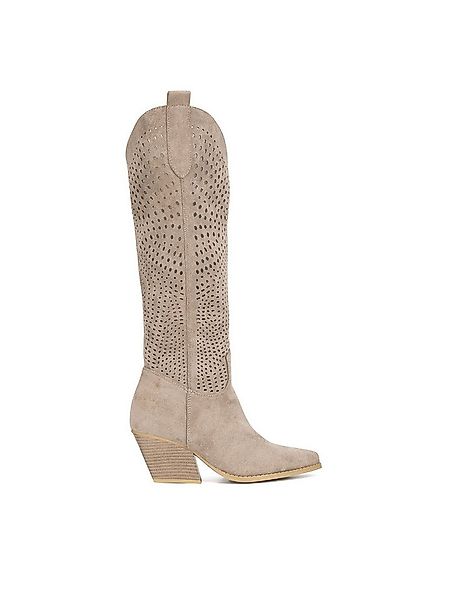 Jenny Fairy Jenny Fairy Cowboystiefel Damen WFA2886-2 Beige Cowboystiefel günstig online kaufen