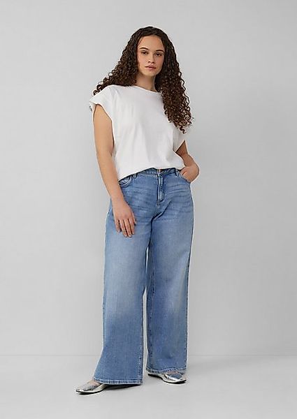 QS 5-Pocket-Jeans Jeans Catie / Slim Fit / High Rise /Wide Leg günstig online kaufen