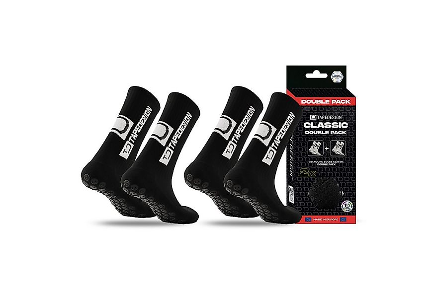 Tapedesign Sportsocken Doppelpack Allround Socks Classic - Grip Socken günstig online kaufen