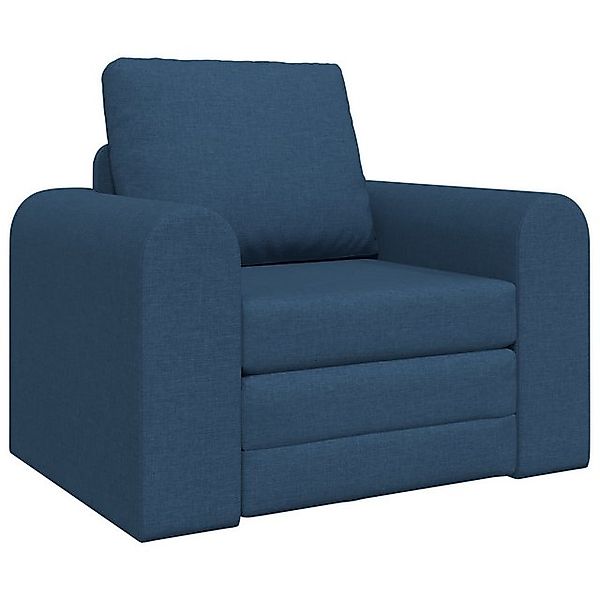 vidaXL Sofa Boden Schlafsofa 2-in-1 Blau 98x71x83 cm Stoff, 1 Teile günstig online kaufen