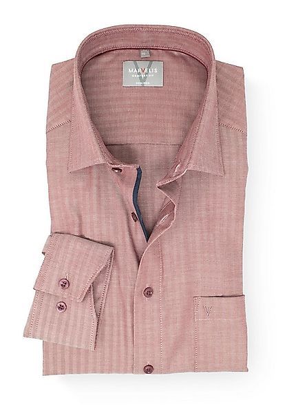 MARVELIS Businesshemd Comfort Fit bequeme Schnittführung günstig online kaufen