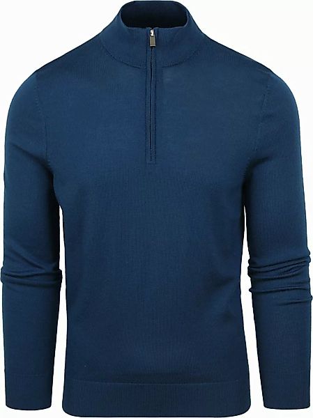 Suitable Merino Half Zip Pullover Indigoblau - Größe S günstig online kaufen