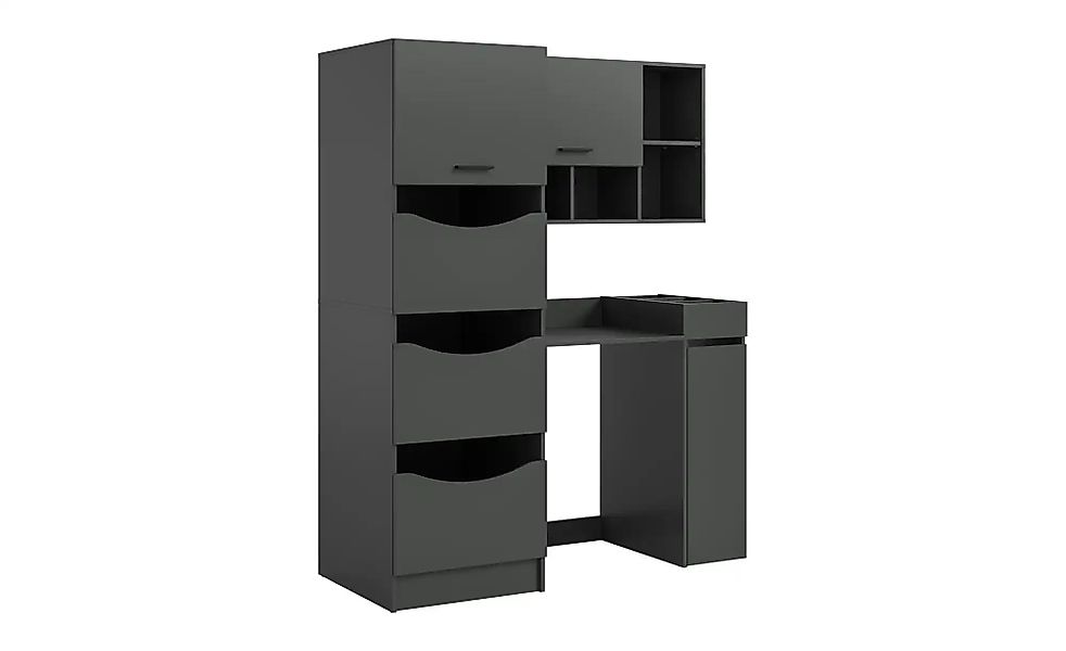 Waschmaschinenumbau Set   ¦ grau ¦ Maße (cm): B: 126 H: 195 Schränke > Bads günstig online kaufen