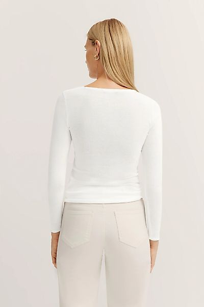 bugatti Langarmshirt, mit Rundhals & langem Arm günstig online kaufen
