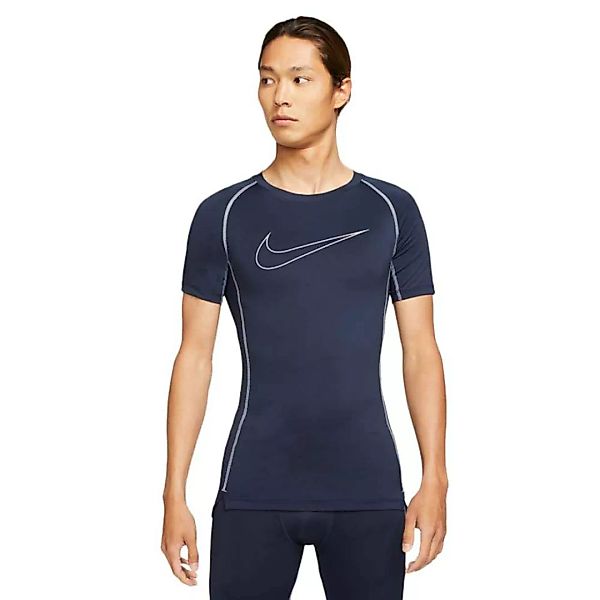 Nike Pro Dri Fit Kurzarm T-shirt M Obsidian / Iron Purple / Iron Purple günstig online kaufen