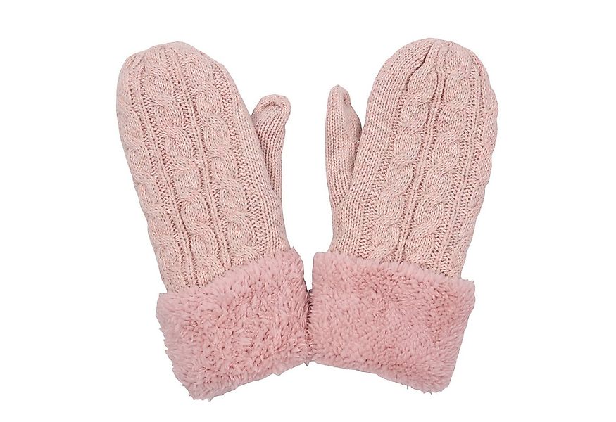 MIRROSI Strickhandschuhe Damen Handschuhe Fausthandschuhe warm durch gefütt günstig online kaufen