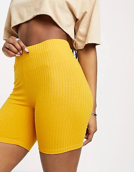 Noisy May – Legging-Shorts in Senfgelb, Kombiteil günstig online kaufen