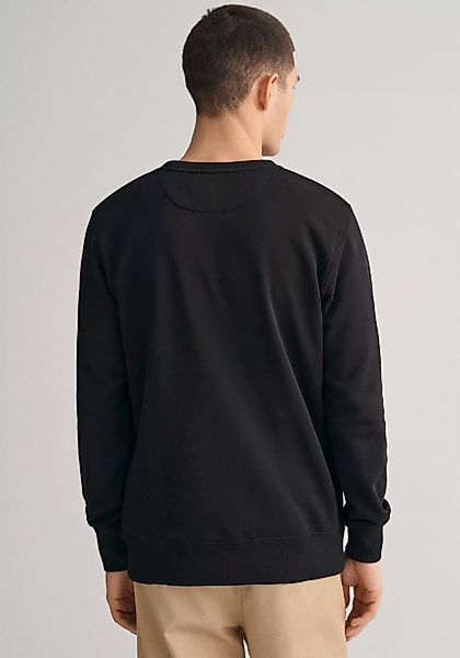 Gant Sweatshirt REG SHIELD C-NECK SWEAT mit Logostickerei auf der Brust günstig online kaufen