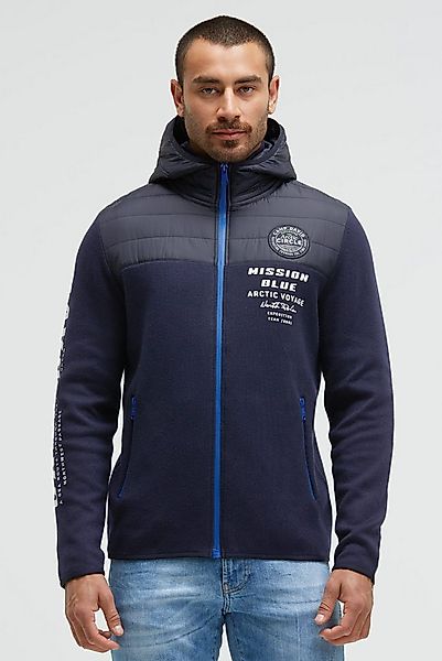 CAMP DAVID Kapuzenstrickjacke mit Stehkragen günstig online kaufen