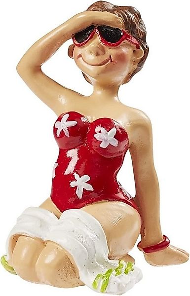 HobbyFun Dekofigur Dekofigur Hobbyfun Bade-Urlauberin 10 x 8 x 6 cm günstig online kaufen