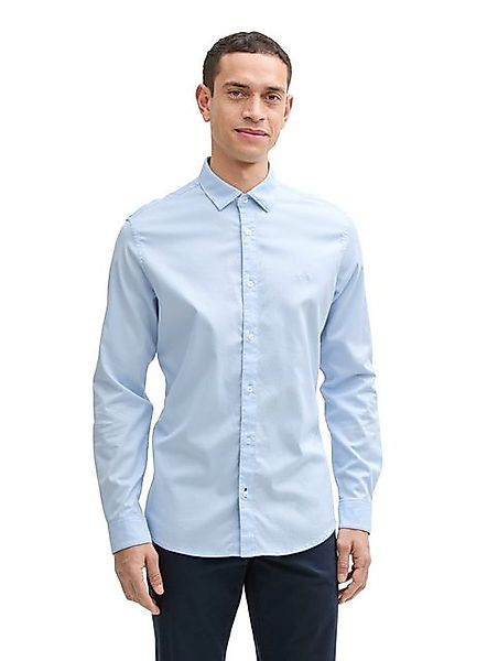 TOM TAILOR Langarmhemd mit Logo Stickerei günstig online kaufen