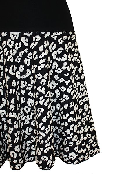 dunkle design A-Linien-Rock Schwarz Ecru Grün günstig online kaufen