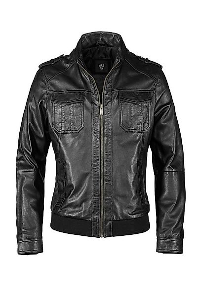 H.I.S Lederjacke (1-St) mit Stehkragen günstig online kaufen