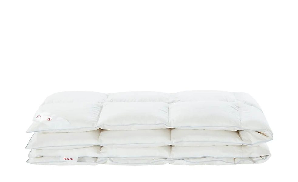 Paradies Daunenbett  Rabea ¦ weiß ¦ Maße (cm): B: 135 Bettwaren > Bettdecke günstig online kaufen