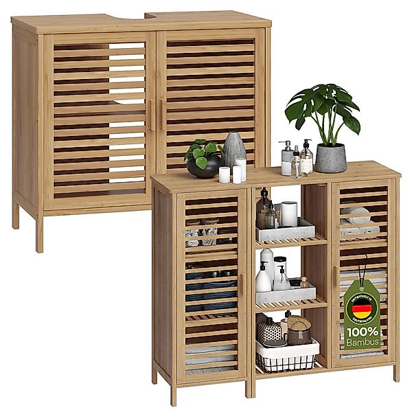 Bellamio Badmöbel-Set Newa, (2er-Set, 1x Waschbeckenunterschrank, günstig online kaufen