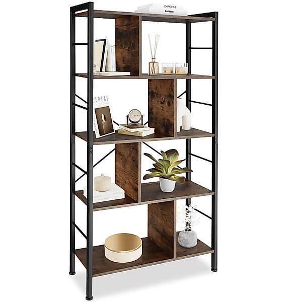 tectake Bücherregal Regal, Set 1-tlg., Industrial günstig online kaufen