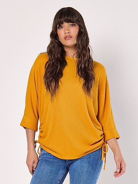 Apricot Klassische Bluse Strickpullover, (1-tlg., Gummizug) günstig online kaufen