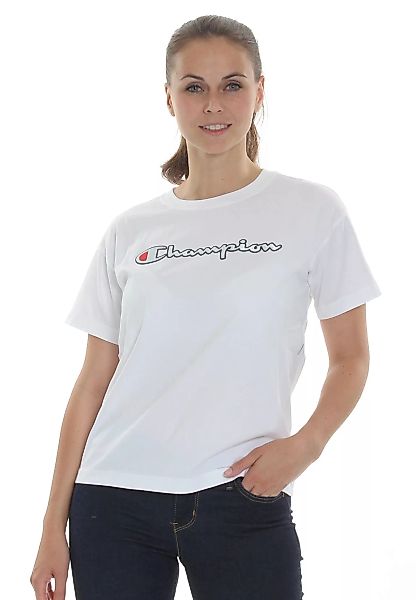 Champion Damen T-Shirt 112650 WW001 WHT Weiß günstig online kaufen