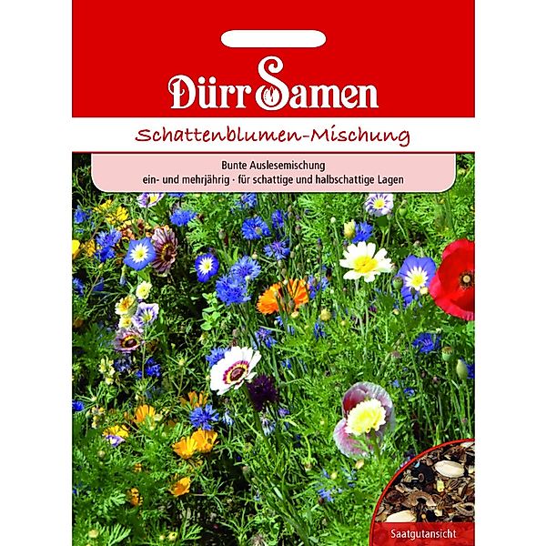 Dürr Samen Blumenmischung Schattenblumen Ein- Und Mehrjährig Saatgut günstig online kaufen