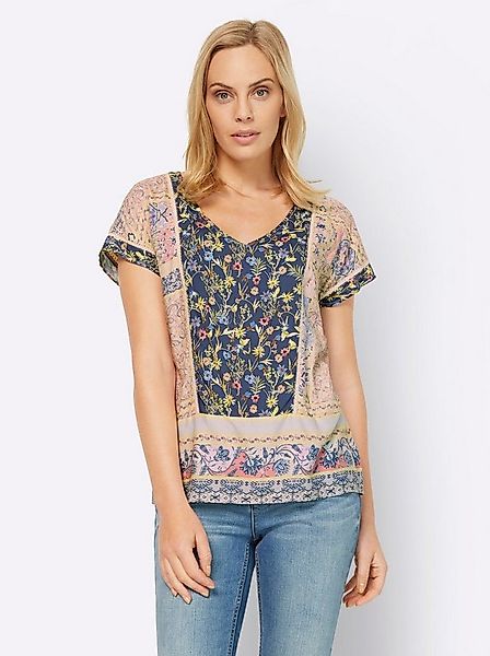 heine Klassische Bluse Druckbluse Kurzarm günstig online kaufen