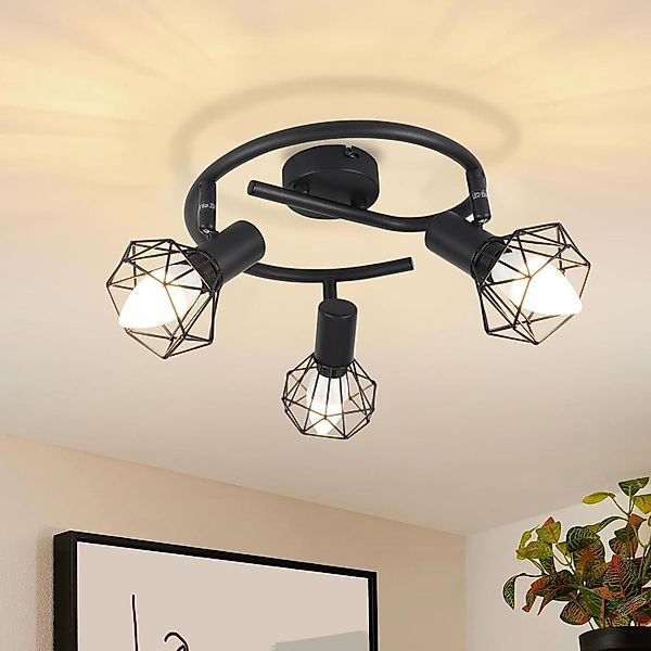 Nettlife Deckenstrahler Deckenstrahler 3 Flammig Rund günstig online kaufen