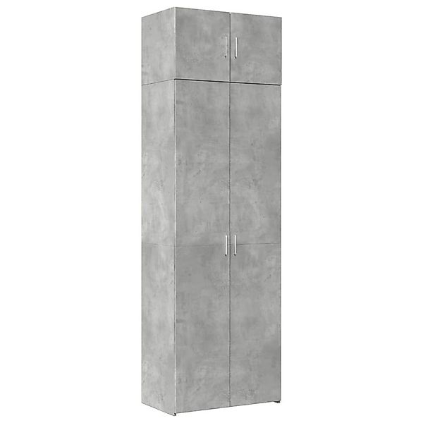 vidaXL Sideboard Hochschrank Betongrau 70x42,5x225 cm günstig online kaufen