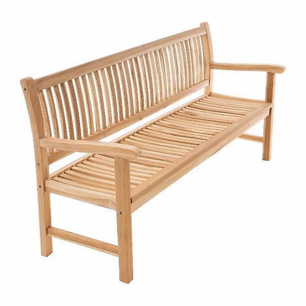 VCM Gartenbank braun Teakholz B/H/L: ca. 60x90x180 cm günstig online kaufen