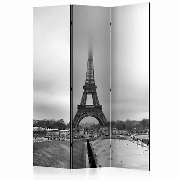 artgeist Paravent Tower in the Fog [Room Dividers] schwarz/weiß Gr. 135 x 1 günstig online kaufen