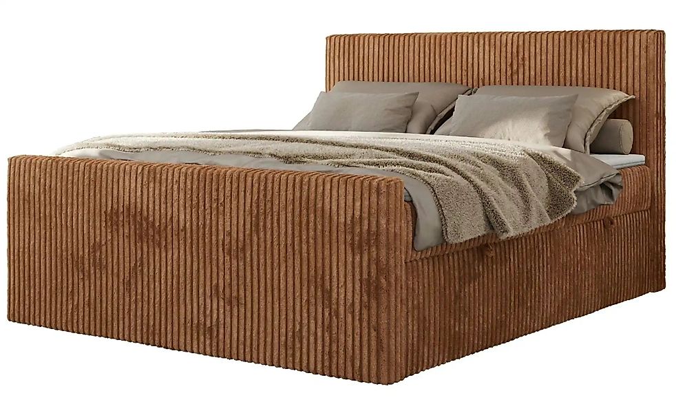 Boxbett mit Bettkasten Tiliano Duo ¦ orange ¦ Maße (cm): B: 164 H: 119 Bett günstig online kaufen