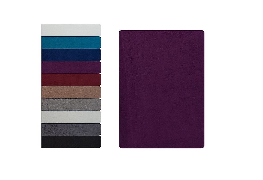 Hometex Premium Textiles Spannbettlaken aus Frottier Stoff bis 23 cm Steghö günstig online kaufen