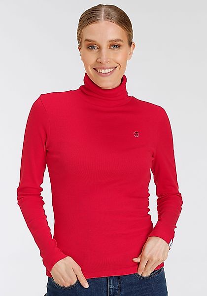DELMAO Rollkragenshirt Langarm, sehr figurbetonte Passform, günstig online kaufen