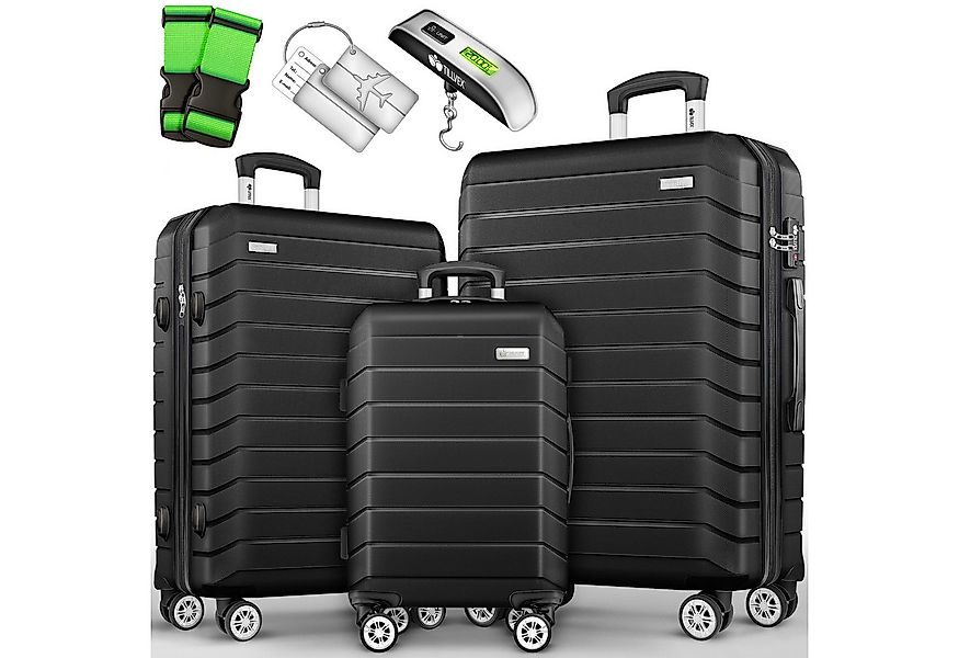 tillvex Trolleyset Reisekoffer Set Koffer Hartschale Trolley Kofferset Tasc günstig online kaufen