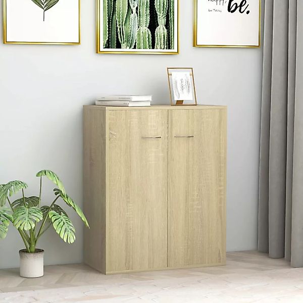 Sideboard Sonoma-eiche 60 X 30 X 75 Cm Spanplatte günstig online kaufen