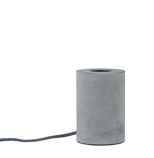 Paulmann Tischleuchte »Neordic Mik rund max.1x20W E27 Grau 230V Beton«, 1 f günstig online kaufen