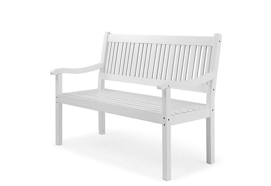 VINGLI Bank Gartenbank aus Massivholz, 2-3 Sitzer, Wetterfest, ohne Rad/ mi günstig online kaufen
