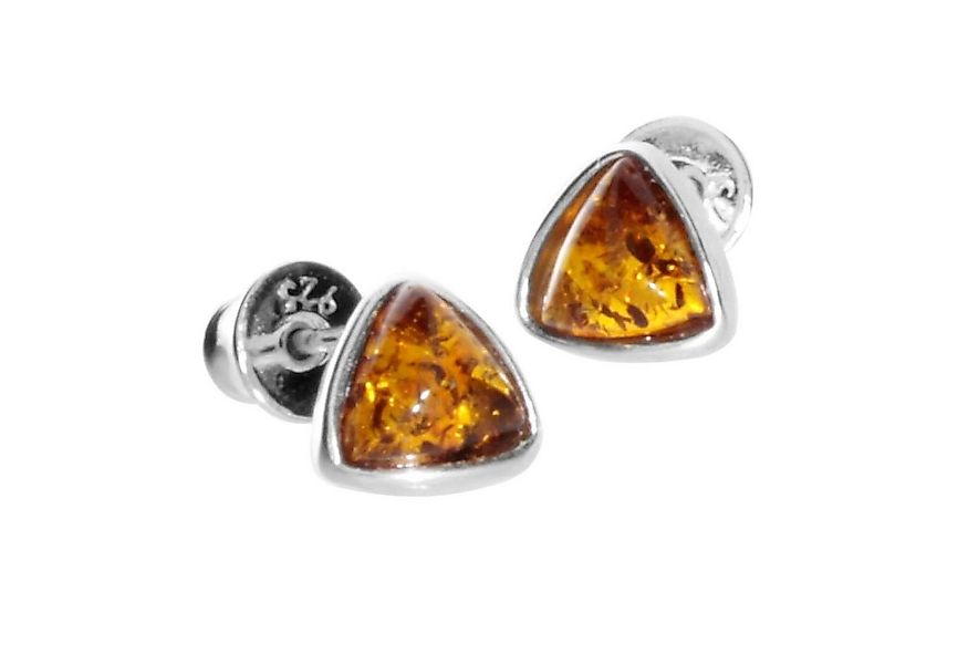 OSTSEE-SCHMUCK Paar Ohrstecker - Classic 6x6x6 mm - Silber 925/000 - Bernst günstig online kaufen