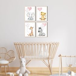 MeinBaby123® Poster Bilder Kinderzimmer, Tiere Poster günstig online kaufen