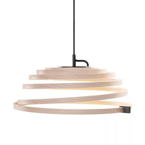 Secto Design - Aspiro 8000 LED Pendelleuchte - birke/Kabel schwarz/H 35cm / günstig online kaufen