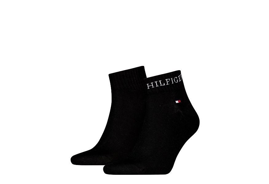 Tommy Hilfiger Kurzsocken TH MEN QUARTER 2P HILFIGER TAB (2 Paar) Logo-Flag günstig online kaufen