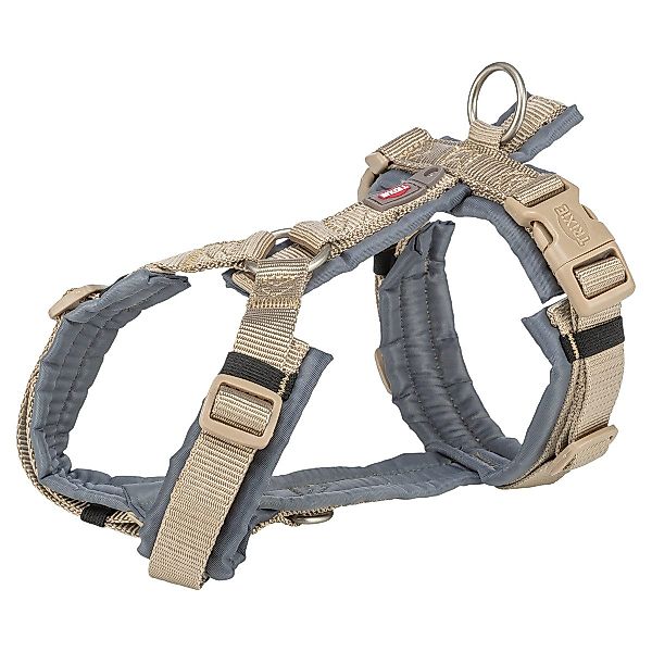 TRIXIE Hunde-Geschirr Premium Trekking Geschirr sand/grafit günstig online kaufen