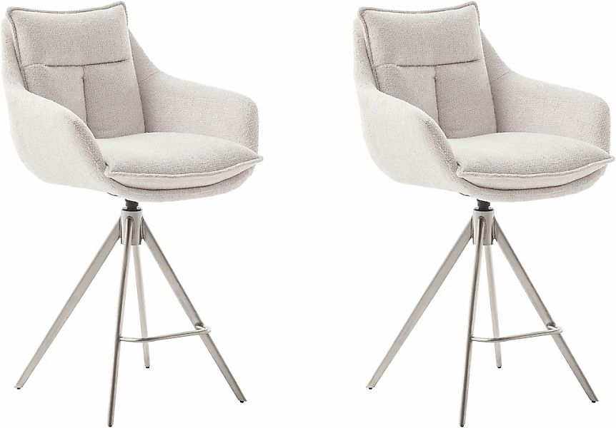 MCA furniture Bistrostuhl "Parker Tresenstuhl mit Armlehnen Tresenhocker" ( günstig online kaufen