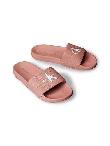 Calvin Klein Jeans Badepantolette "SLIDE MONOGRAM WN LOGO CK" Strandschuh, günstig online kaufen