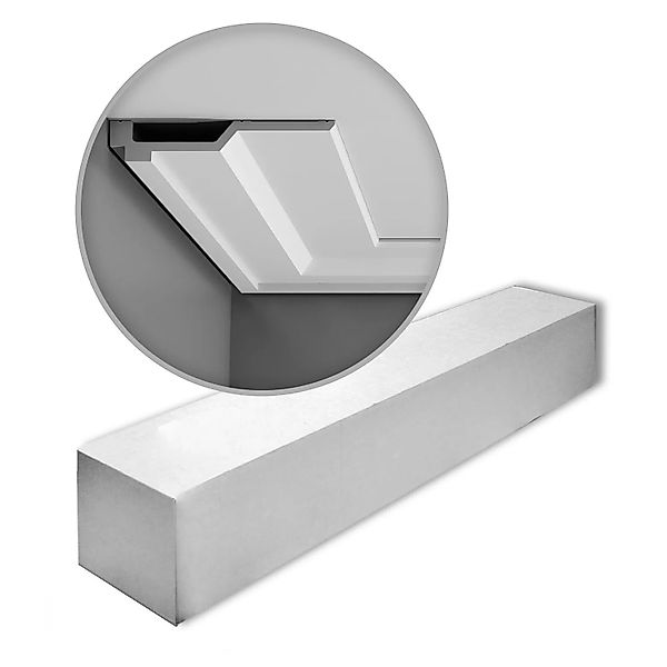 ORAC DECOR C354 LUXXUS Zierleisten 1 Karton Set 9 Stuckleisten 18 m Weiß günstig online kaufen