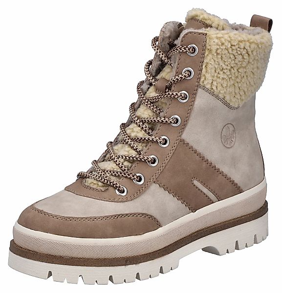 Rieker Winterstiefelette, Plateauboots, Winterboots, Schnürboots mit Innenr günstig online kaufen