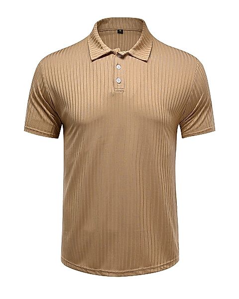 Allthemen Poloshirt im Slim-Fit Kurzarm Polo-Hemd günstig online kaufen