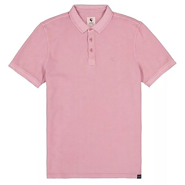 Garcia Kurzarm Polo Shirt M Mauve Mist günstig online kaufen