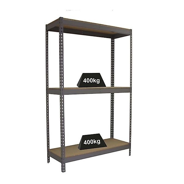 PROREGAL Schwerlastregal Big Wood Yeti Three HxBxT 200 x 120 x 45 cm Fachla günstig online kaufen