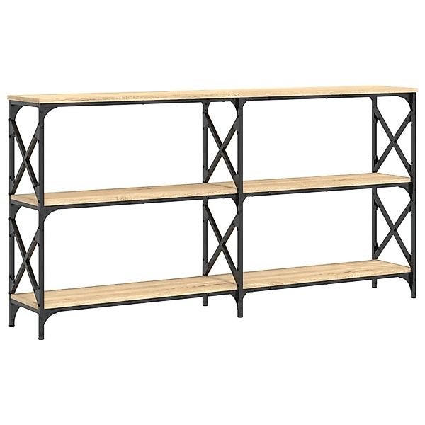 vidaXL Konsolentisch Sonoma-Eiche 156x28x80,5 cm Holzwerkstoff günstig online kaufen