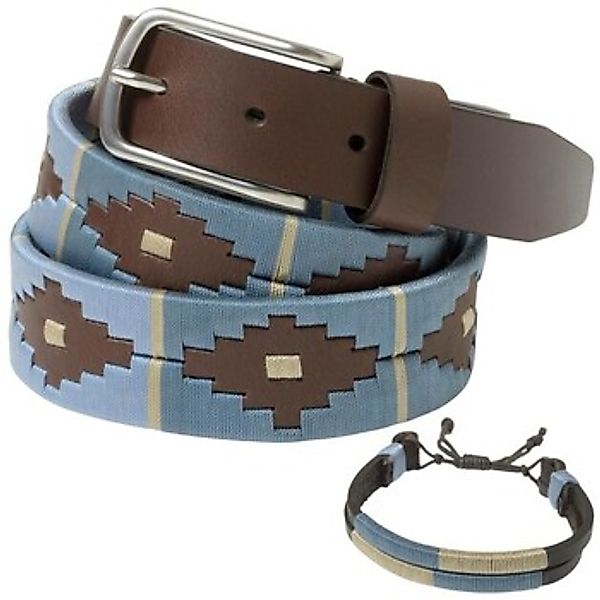 Pelpe  Gürtel POLO Cinturón estilo argentino Celeste günstig online kaufen